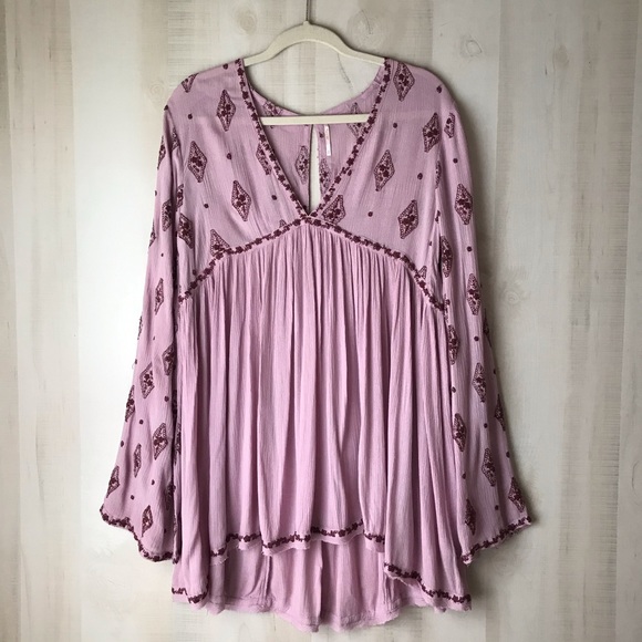 Free People Diamond Embroidered Tunic Oversized - Picture 3 of 12